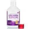 Colagen Lichid Hidrolizat 10000mg Acid Hialuronic 50mg Biotina 5000mcg Cupru Siliciu Vitamina C B5 B6 B12 - sticla cu 500 ml