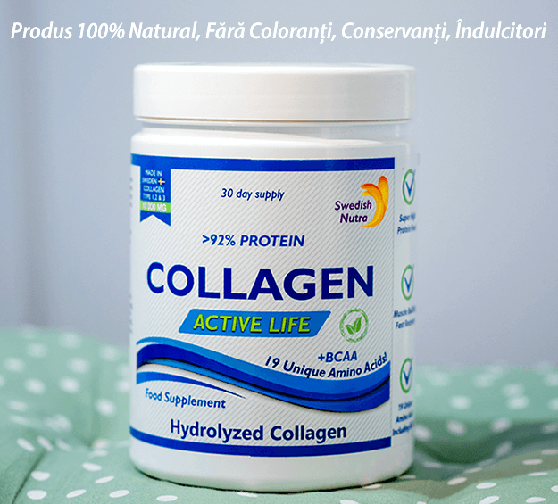 Colagen 100% natural fara coloranti, fara indulcitori, fara conservanti, non gmo