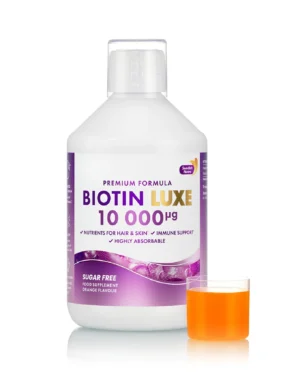 Biotină Lichidă 10.000mcg pentru Frumusețe și Energie - 500ml - Super Concentrat - Calitate Premium