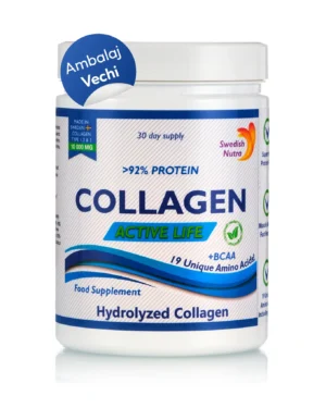 Colagen hidrolizat pulbere tip 1, 2 și 3 active life ambalaj vechi