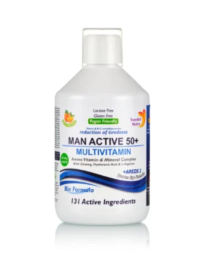 Multivitamine lichide man 50+ pentru toate funcțiile organismului