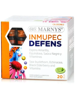 Inmupec defens pentru imunitate și recuperare rapidă în perioadele de gripă și răceală – produs vegan – 20 fiole