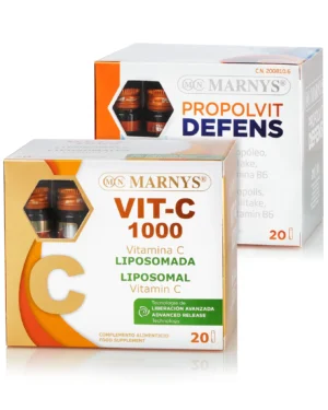 Pachet imunitate - vitamina c lipozomala + propolvit defens - 40 de fiole