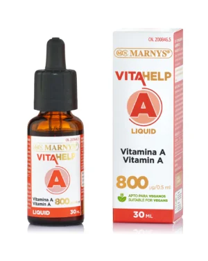 Vitamina A Lichidă (100% Naturală din β-caroten) – Produs Vegan – 30 ml
