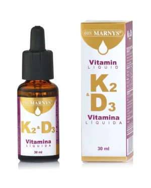 Vitamina K2 + D3 Lichidă (Mk7® + Colecalciferol) – Produs 100% Natural – 30 ml