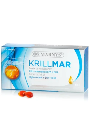 Krillmar – ulei de krill și ulei de pește cu omega 3 pentru colesterol, trigliceride și sistem cardiovascular – 60 gelule