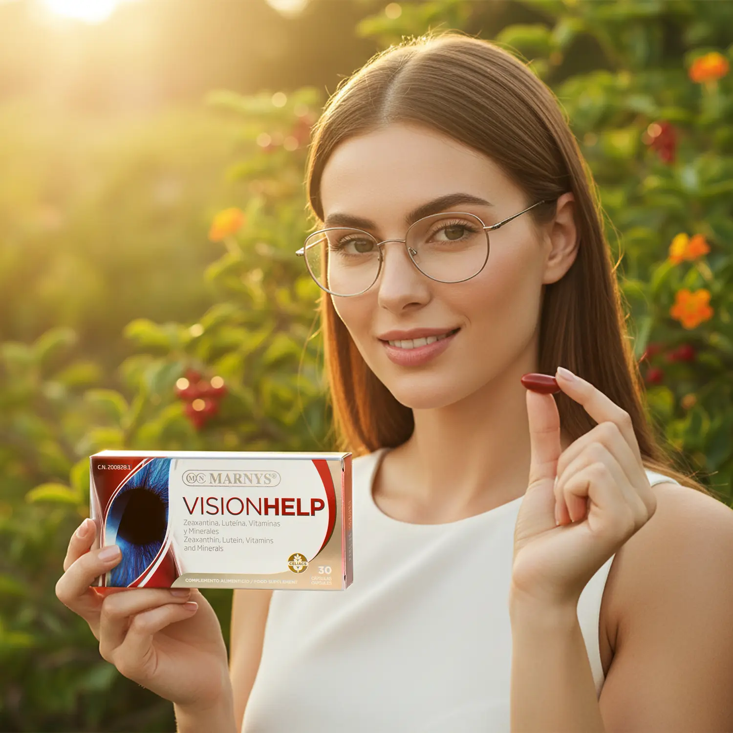 Visionhelp cu luteina + zeaxanthina + beta-caroten, 30 capsule, marnys Visionhelp cu luteina + zeaxanthina + beta-caroten, 30 capsule, marnys