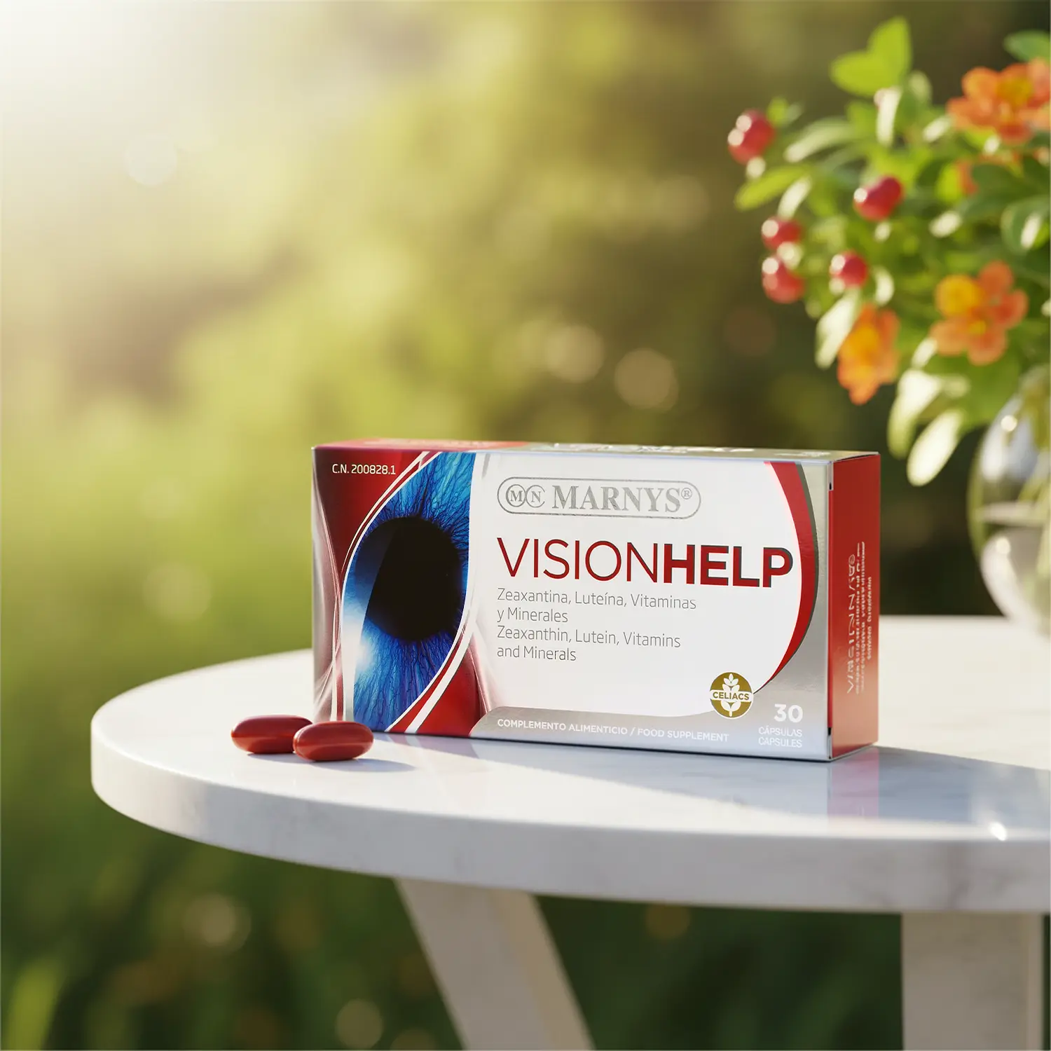 Visionhelp cu luteina + zeaxanthina + beta-caroten, cutie 30 Visionhelp cu luteina + zeaxanthina + beta-caroten, cutie 30