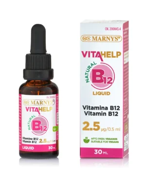 Vitamina b12 lichidă 2. 5 mcg (ciancobalamină) – produs vegan – 30 ml