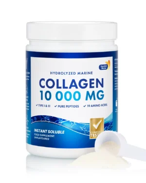 Fish colagen hidrolizat pulbere tip 1 si 3 cu 10. 000mg - 300g