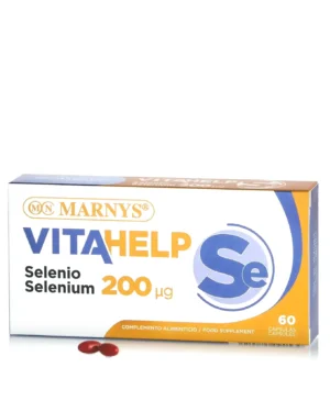 Seleniu vitahelp cu 200 mcg per doză zilnică – cutie cu 60 gelule