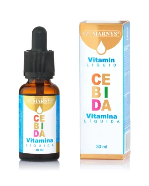 Multivitamine cebida – complex cu 6 vitamine pentru copii și adolescenți – sticlă cu 30 ml