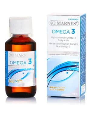 Omega 3 lichid (ulei din pește) – sistem cardiovascular, memorie, vedere – sticlă cu 125 ml