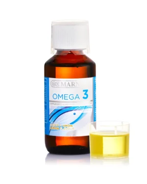 Omega 3 lichid (ulei din pește) – sistem cardiovascular, memorie, vedere – sticlă cu 125 ml