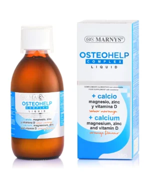 Osteohelp complex lichid – calciu + magneziu + zinc + vitamina d3 – oase puternice, densitate osoasă – sticlă cu 250 ml