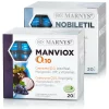 Pachet Anti-Oxidant, Anti-Aging, Memorie și Concentrare: Manviox Q10 + Nobiletil