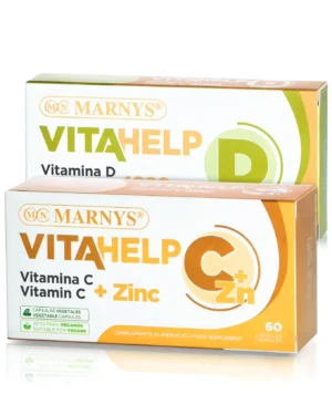 Pachet Întărire Imunitate: Vitamina C+Zinc Vitahelp + Vitamina D Vitahelp