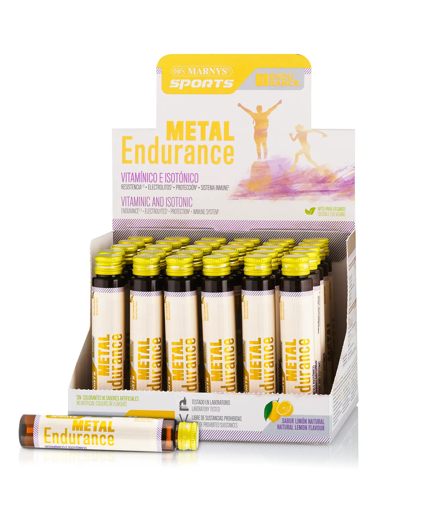 Metal endurance – electroliți + dextroză + b complex + vitamina c pentru rezistență și hidratare – 30 fiole