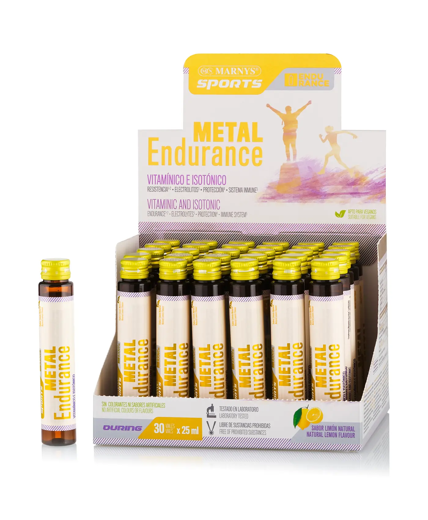 Metal endurance – electroliți + dextroză + b complex + vitamina c pentru rezistență și hidratare – 30 fiole