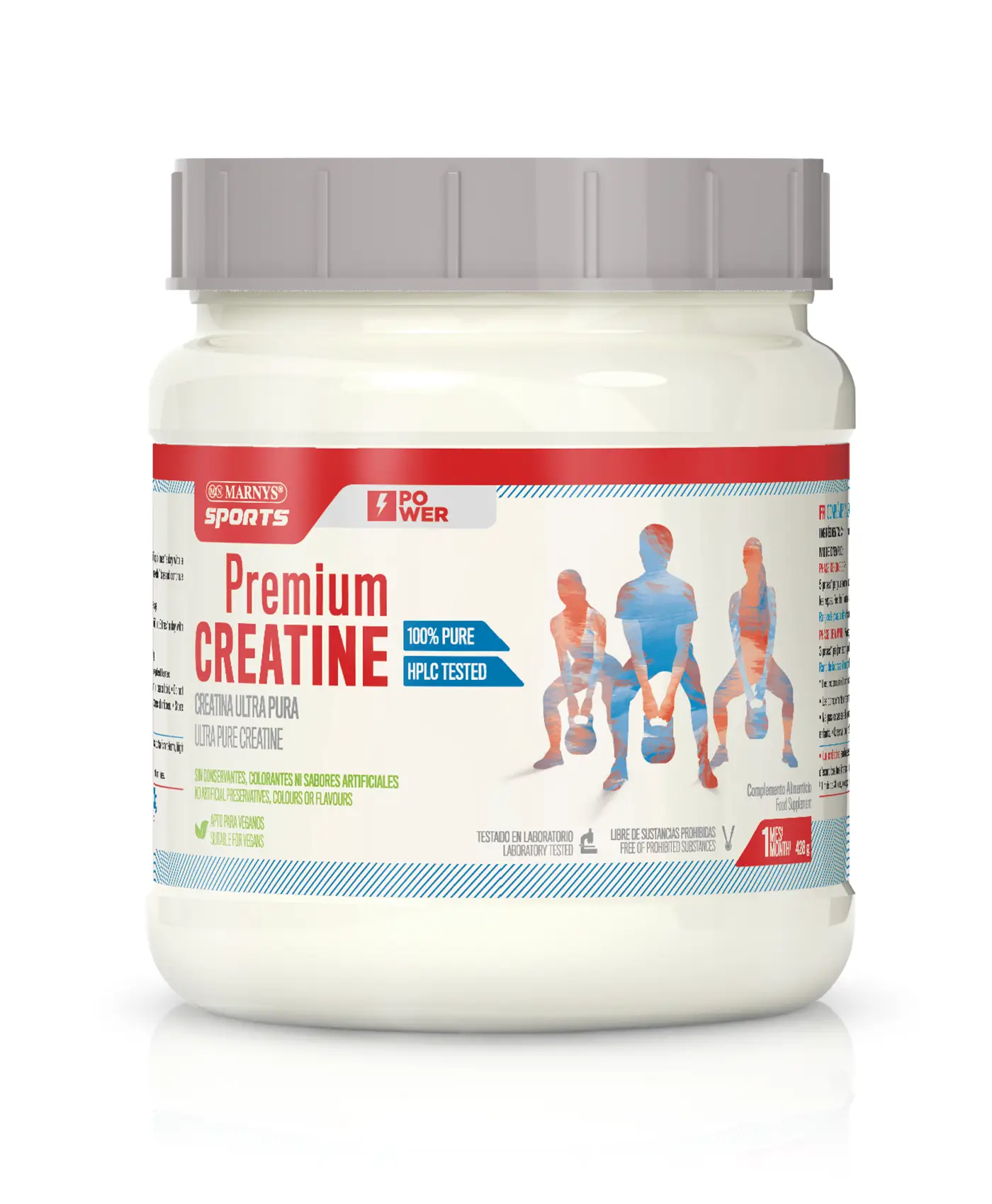 Premium creatine – creatină monohidrată ultra pură – 428g