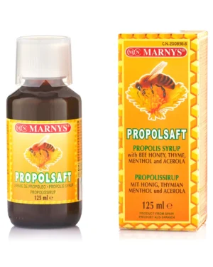 Propolsaft – sirop de propolis + miere de albine + acerola + cimbru + mentol – sticlă cu 125 ml