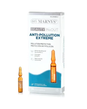 Anti-pollution extreme cu extract de unguraș + vitamina b3 + glicogen – anti poluare digitală – cutie cu 7 fiole pentru 14 zile de tratament