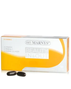 Beauty in & out – colagen marin cu 18 ingrediente active pentru păr, ten, piele, unghii – 30 gelule