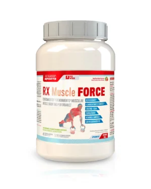 RX Muscle FORCE – Complex Post-Workout cu Creatină + Proteine + Carbohidrați + B Complex + 7 Minerale + Colagen Hidrolizat + BCAA + Beta-alanină + Enzime Digestive – Cutie cu 1800 g (18 Serviri)