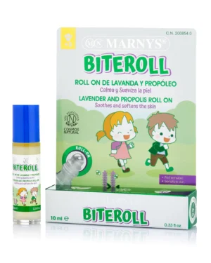 Biteroll – dispozitiv pentru calmarea pielii afectate de înțepături și mușcături de insecte – produs organic – 10 ml