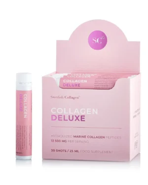 Colagen Deluxe (din Pește) – Hidrolizat Lichid Tip 1 și 3 cu 12.500mg - 20 Fiole