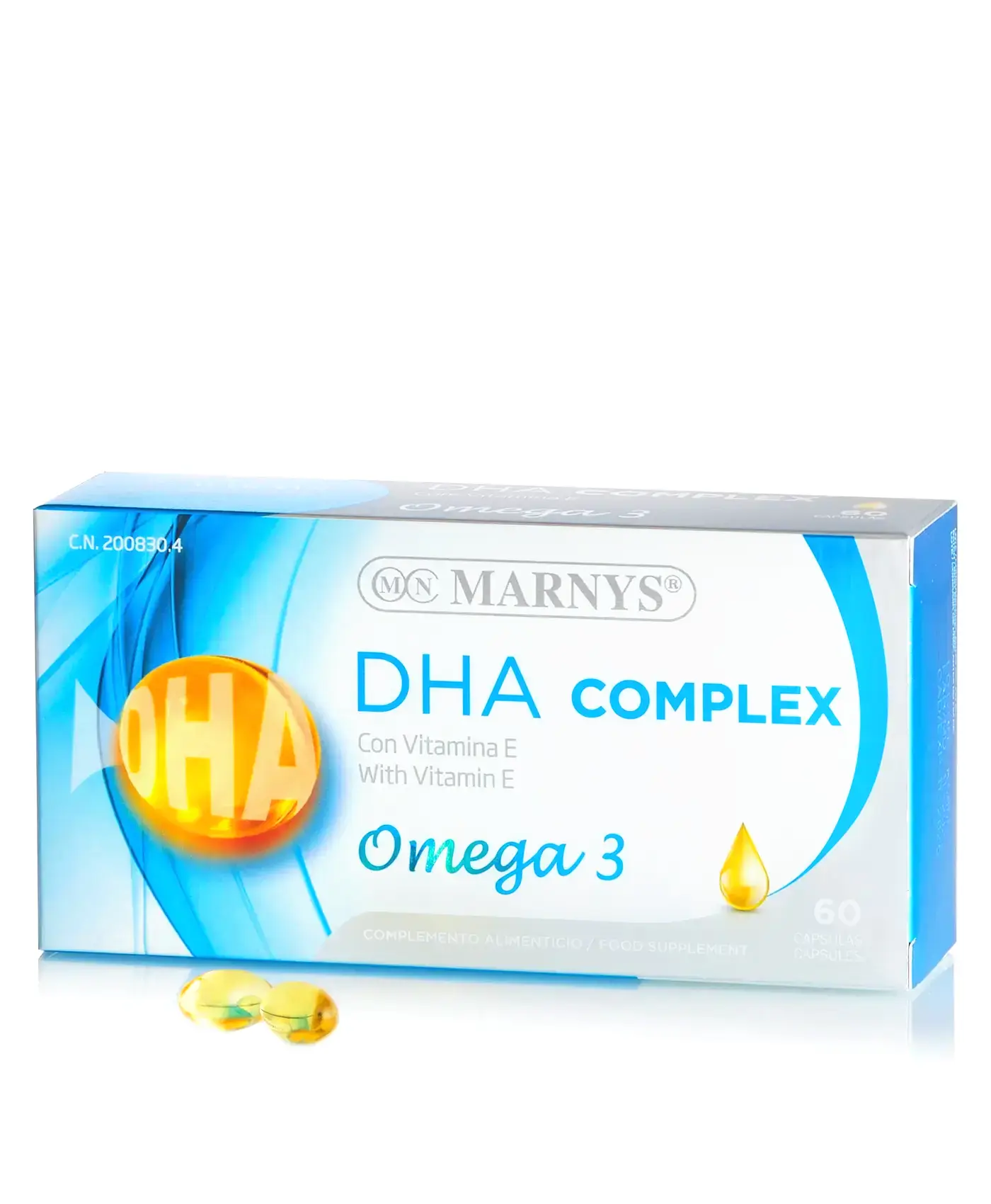 Dha complex – omega 3 din ulei de pește pentru buna funcționare a creierului și o vedere optimă – 60 gelule