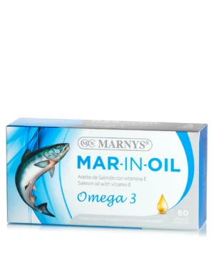 Ulei de somon mar-in-oil cu omega 3 + vitamina e 100% naturală – sistem cardiovascular, memorie, vedere – 60 gelule