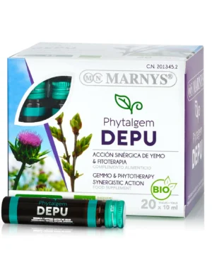 Phytalgem DEPU - Complex cu 7 plante pentru Eliminarea Toxinelor din Organism - Produs BIO - 20 fiole