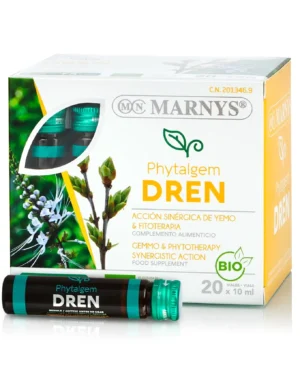 Phytalgem dren - complex cu 7 plante cu efect diuretic pentru eliminarea excesului de fluide din organism - produs bio - 20 fiole