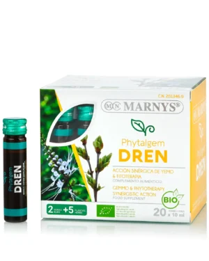 Phytalgem dren - complex cu 7 plante cu efect diuretic pentru eliminarea excesului de fluide din organism - produs bio - 20 fiole