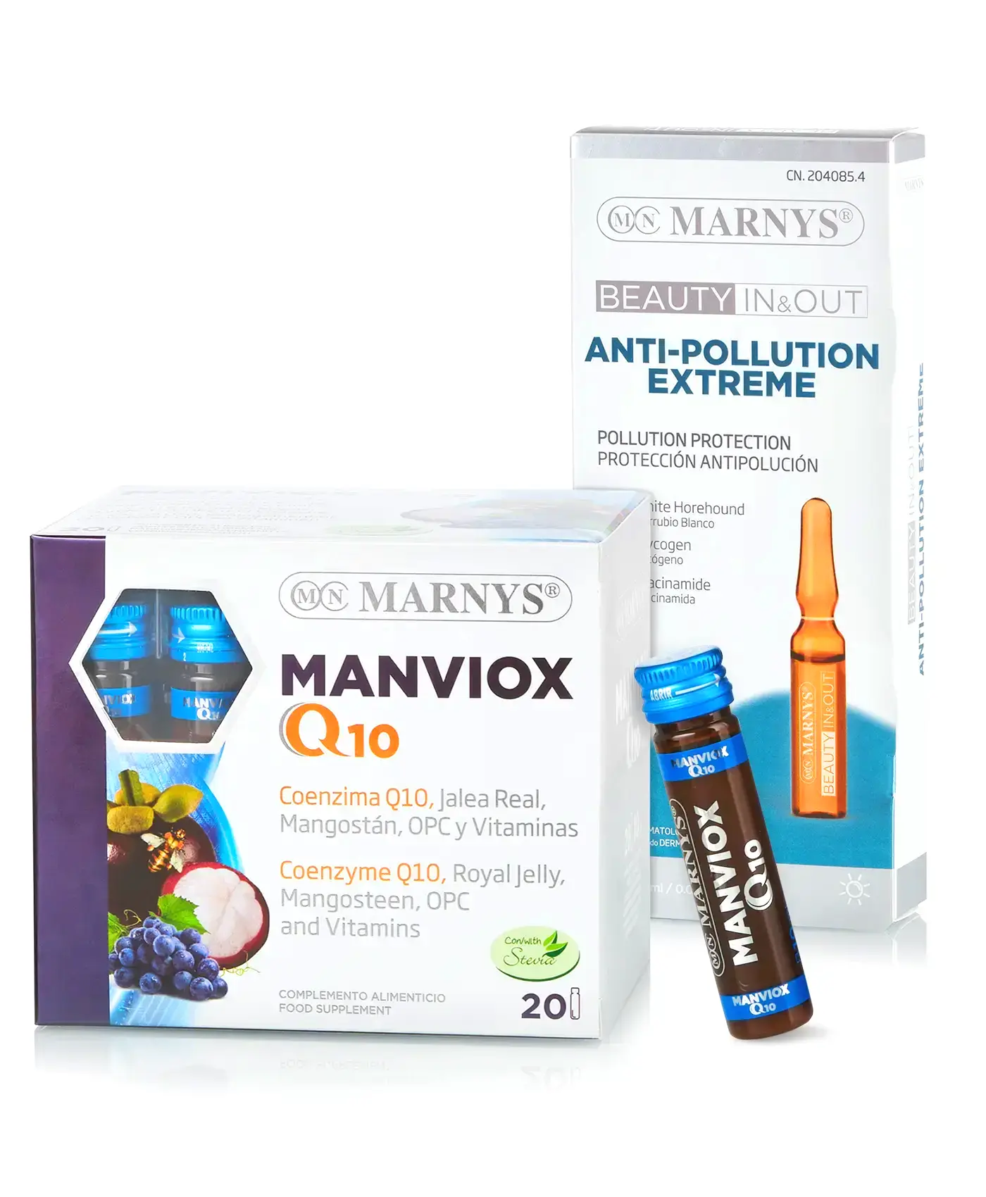 Pachet antioxidant - manviox + anti-pollution extreme