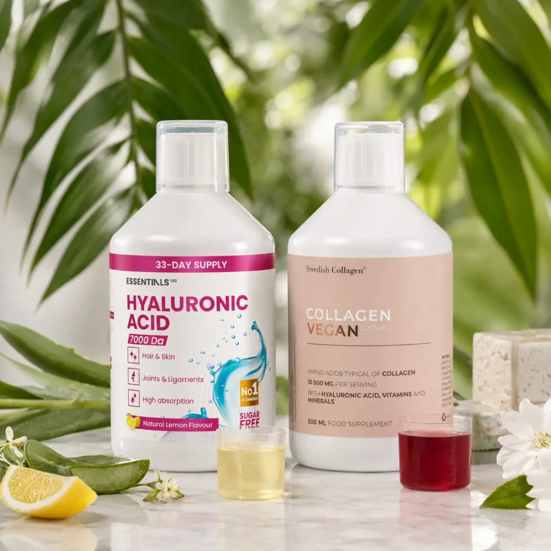Pachet ingrijire ten cu colagen vegan acid hialuronic Pachet ingrijire ten cu colagen vegan acid hialuronic