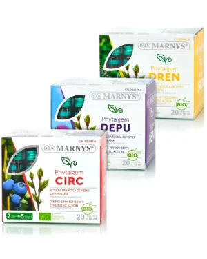 Superpachet 20 de zile de detox + stimularea circulației + efect diuretic: depu + dren + circ
