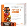 APIVIT C 2000 – Lăptișor de Matcă + Vitamina C – Energie, Imunitate, Reducerea Oboselii – 20 Fiole