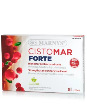 Cistomar forte pentru combaterea infecțiilor urinare – 125 ml (5 fiole) – produs vegan