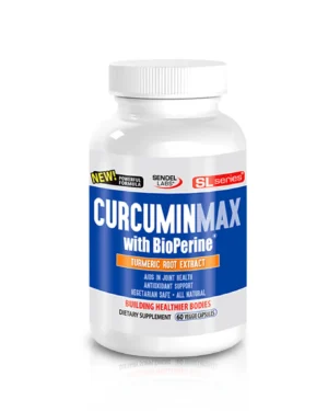 Curcumin max 1200 mg + bioperina - 60 capsule - fabricat în america