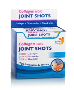 Joint shots - colagen marin lichid hidrolizat de tip 1, 2 și 3 cu 10. 000mg