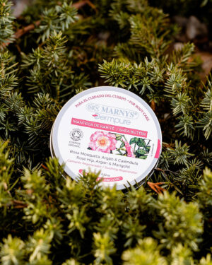 Unt de shea regenerant cu rosa mosqueta, argan si galbenele pentru piele – produs bio, vegan