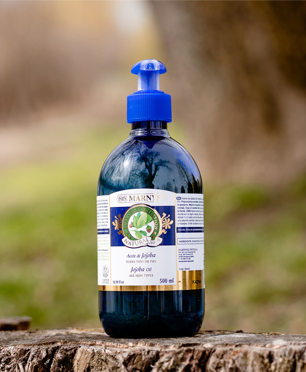 Ulei de jojoba 100% natural pentru toate tipurile de piele – produs vegan – sticla cu 500 ml