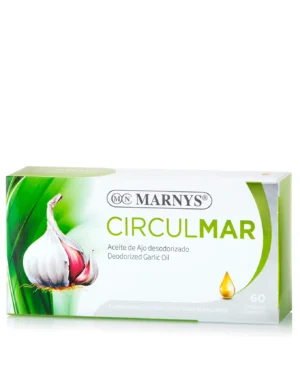 Circulmar - ulei de usturoi 1200 mg pentru sanatatea inimii si a vaselor de sange – produs bio – cutie cu 60 gelule
