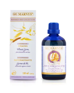 Ulei de masaj din Germeni de Grau pentru fermitatea si elasticitatea pielii – Produs vegan – sticla cu 100 ml