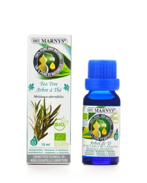 Arbore de ceai bio 15ml, ulei esential marnys, 100% natural si pur, chemotipat, tea tree oil (melaleuca alternifolia)
