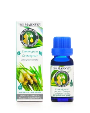 Lemongrass 15ml, Ulei Esential MARNYS, 100% Natural si Pur, Chemotipat (Lămâiță)