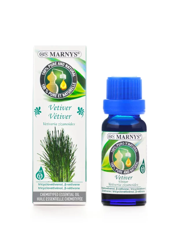Goujenna Vetiver エッセンシャルオイル 15mL Vetiver 15ml, Ulei Esential MARNYS, 100% Natural si Pur