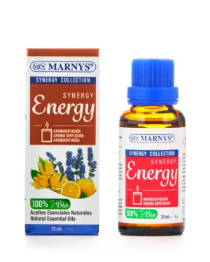 Energie Sinergie 30ml, Organic, Mix Uleiuri Esentiale pentru Energie si Vitalitate cu Ulei de Portocala + Ylang Ylang + Litsea + Lamaie
